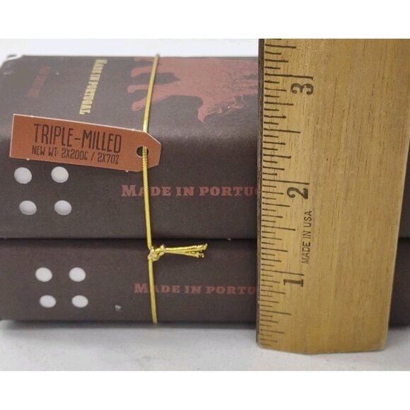 Scented Bar Soap Cedarwood Triple Milled Made In Portugal - 2x 7 oz - Picture 5 of 10